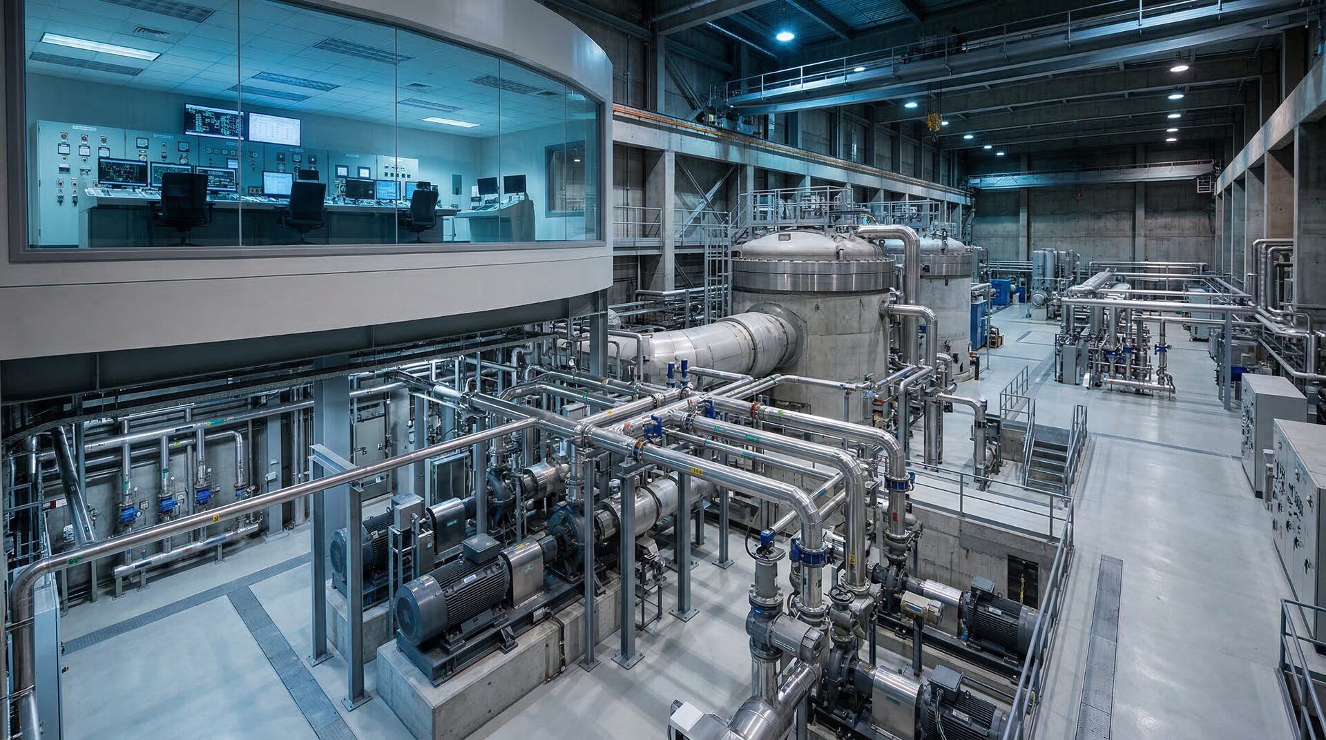 Nuclear facility interior